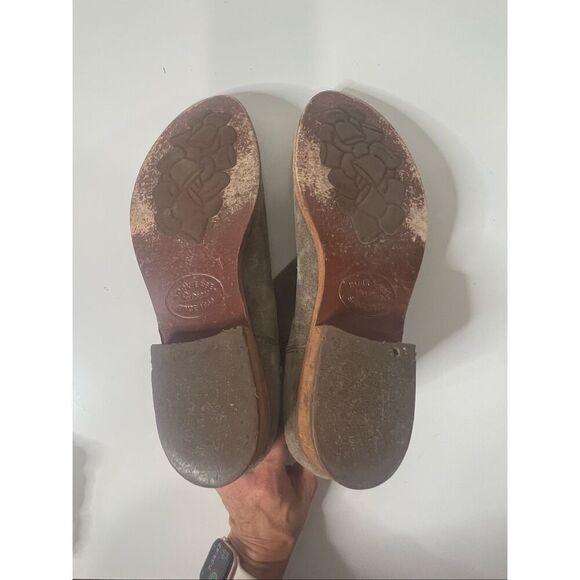 Kork-Ease Suede Ankle Boots Brown Taupe Gray Sz 10M - Picture 7 of 8